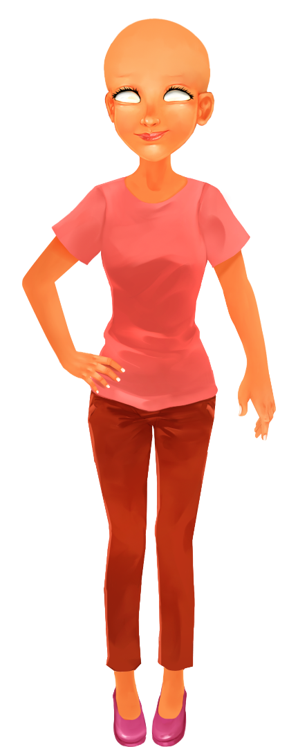Preview of character with chosen options