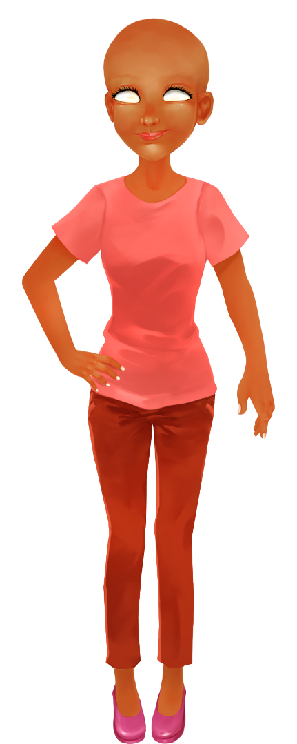 Preview of character with chosen options