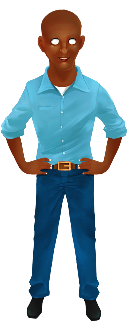 Preview of character with chosen options