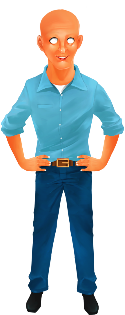 Preview of character with chosen options