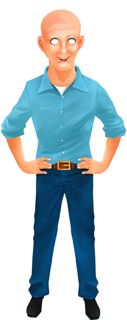 Preview of character with chosen options
